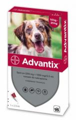 Advantix spot-on dla psów od 10 do 25 kg
