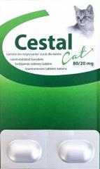 CESTAL CAT tabletka do odrobaczania KOTÓW 2szt.