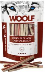 Woolf Long BEEF and Cod Sandwich 100g