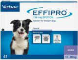 Effipro M spot-on-średnie psy (10 do 20 kg) 4 pipety