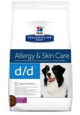 Hill's Prescription Diet D/D Canine kaczka i ryż 2 kg