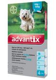 Advantix spot-on dla psów od 4 kg do 10 kg