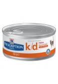 Hill's Prescription Diet K/D Feline - pasztet 156 g