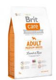 Brit Care Adult Medium Breed Lamb & Rice 3 kg