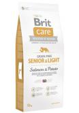 Brit Care Grain Free Senior & Light Salmon & Potato 12kg